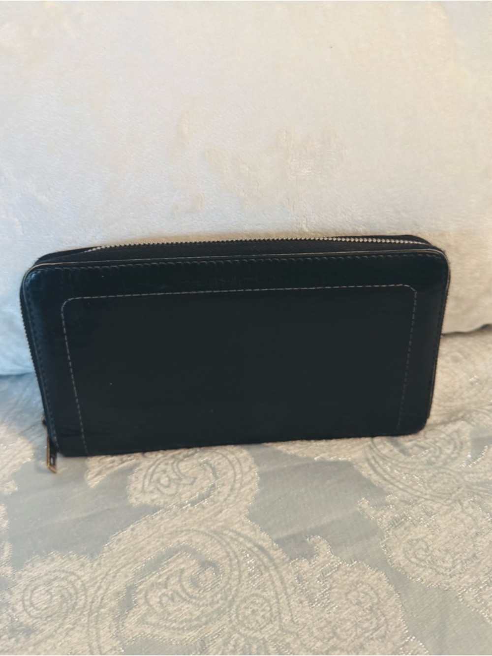 Louis Vuitton Black Zippy Leather Organizer Wallet - Picture 4 of 13